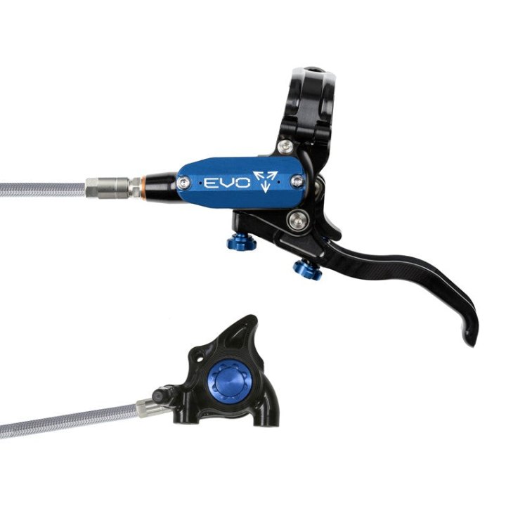 Hope Tech 4 EVO X2 Flatmount Braided No Rotor