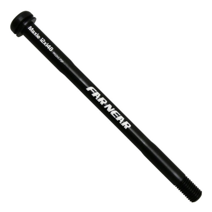 Axe Traversant - Blocage Roue Boost Arrière Switch Filetage M12 X 1.75 mm Maxle Pour 12 X 148 Noir (181 mm Hors Butee Dont Filetage 20 mm)