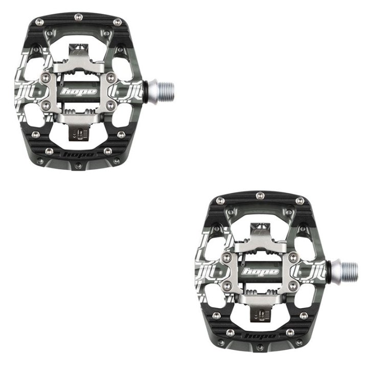 Hope Union Gravity Pedals Pair Smoke