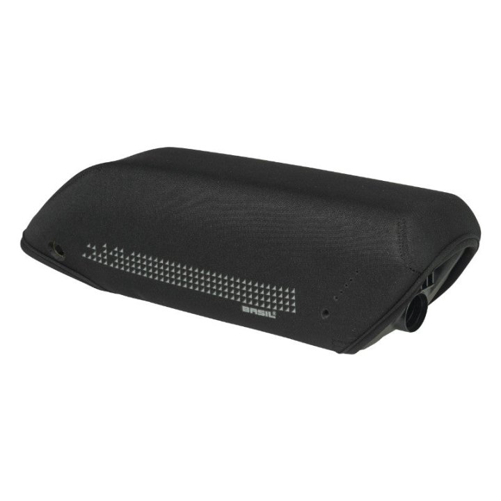 Housse Protection De Batterie Tube Diagonal Basil Miles Neoprene Noir Waterproof Compatible VAE-E-Bike (L24 X L7 X H8 cm)