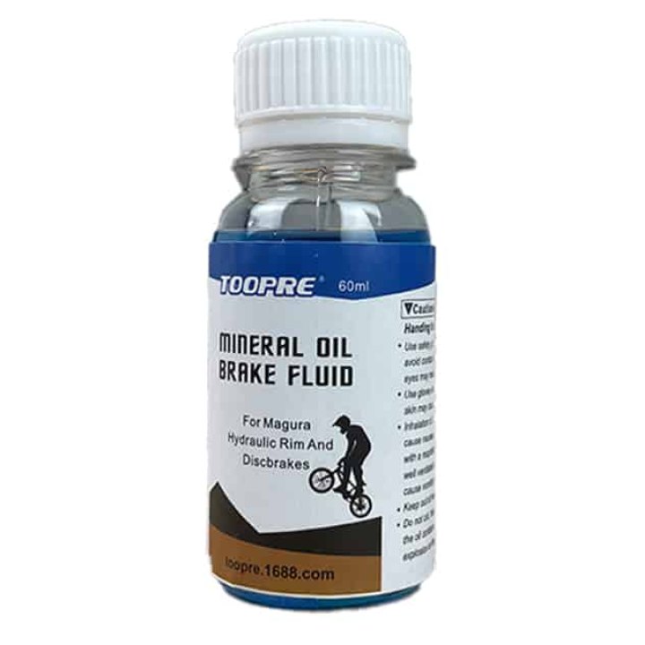 Huile minérale bleu freins hydrauliques