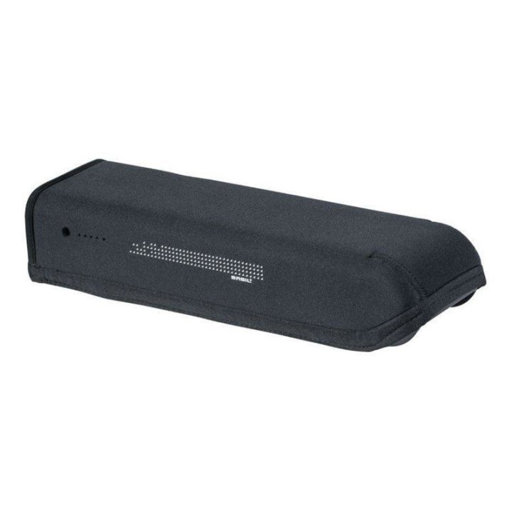 Housse Protection De Batterie Arrière Basil Pour Shimano Steps Neoprene Noir Waterproof Compatible VAE-E-Bike (L32 X L12 X H8 cm)