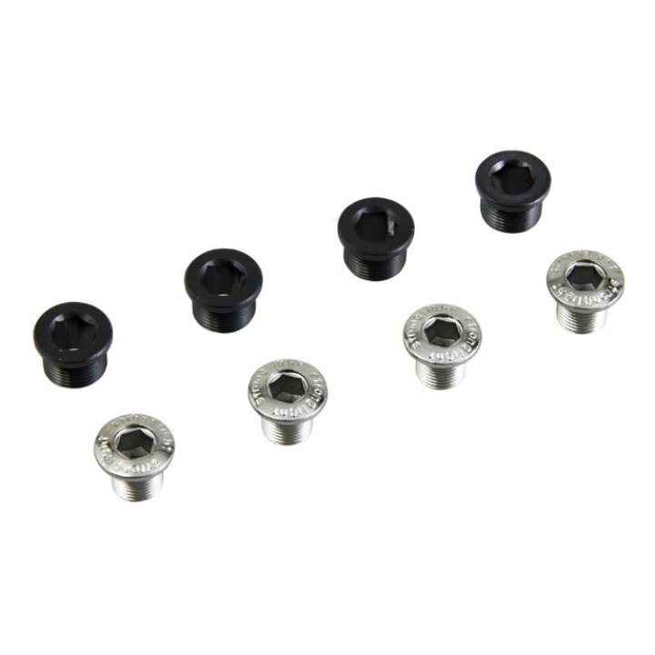 Intravis Pédalier Stronglight VTT Double Alu-Acier Pour Sram X0-Xx-X7-X9 (Jeu De 4) - Vis Et Cheminee