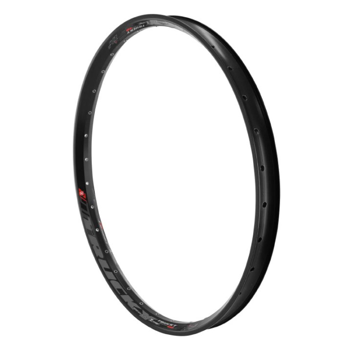 Jante VTT 27.5"+ Trucky 40 Disque Tubeless Ready Noir 32T. Double Paroi Avec Oeillets - 584X40C