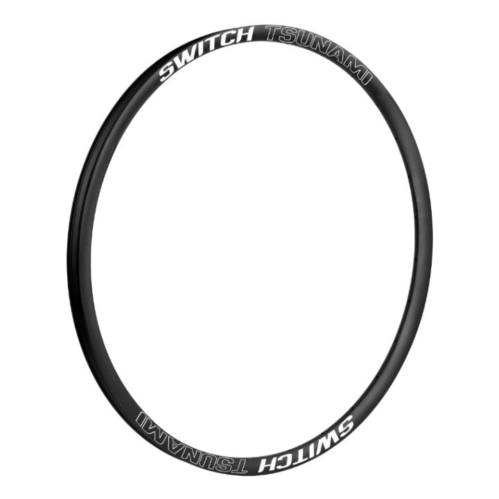Jante VTT 27.5" Switch Tsunami Disque Pour Gravity-Enduro Noir 32T. Tubeless Ready Double Paroi - 584X27C