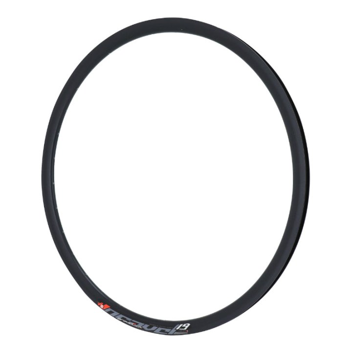 Jante Route 700 Gravel Pulse 19 Noir 32T. Disque Tubeless Ready Double Paroi Profil 28 mm - 622X19C
