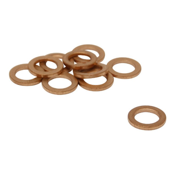 Joint Pour Kit Hydraulique Brakco (Vendu Par 10) - Diamètre : 6 mm Intérieur Et 9 mm Extérieur