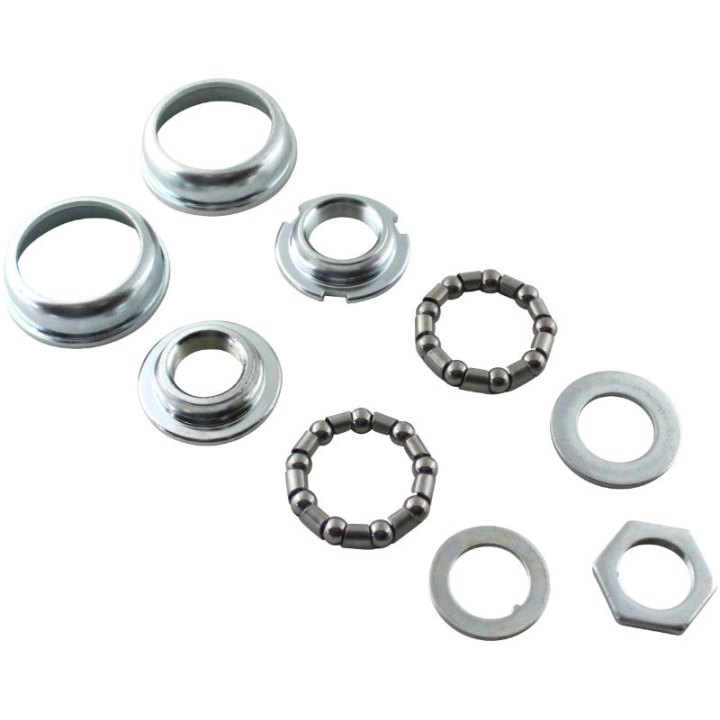 Jeu De Pédalier BMX Acier (Diamètre Externe Des Cuvettes 51.5 mm) (Kit)