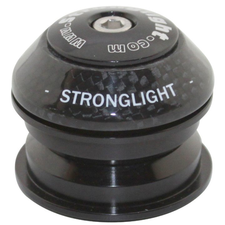 Jeu Direction Semi Intégré 1"1-8 (44 mm) Stronglight Raz Alu Roulements Annulaires Cuvette Superieure Carbone
