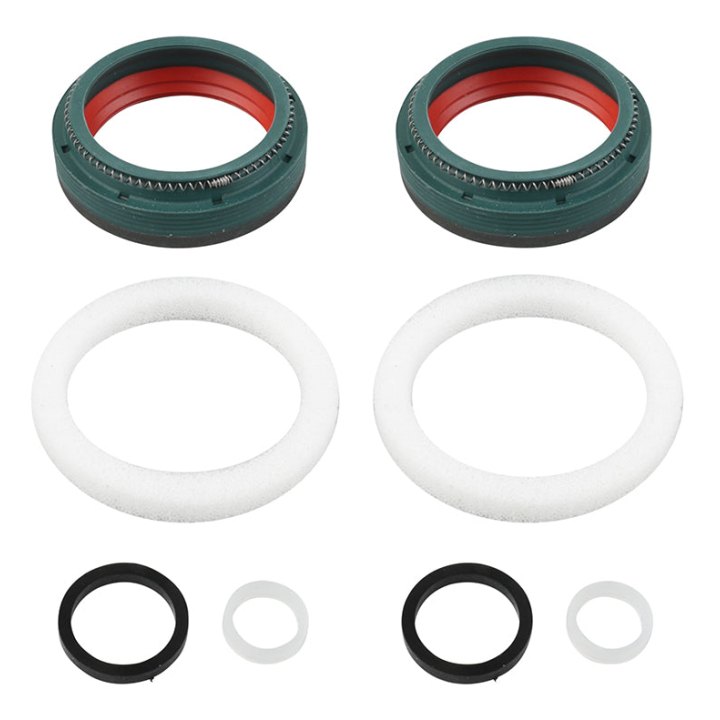 Joint Spi Et Cache Poussiere De Fourche Rockshox 32 mm (Diam Spi 32X41X8 mm) Dual Compound -Skf-