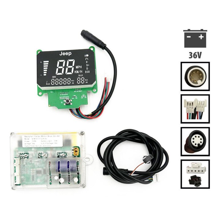 Kit display et controleur 36V Jeep Urban Camou