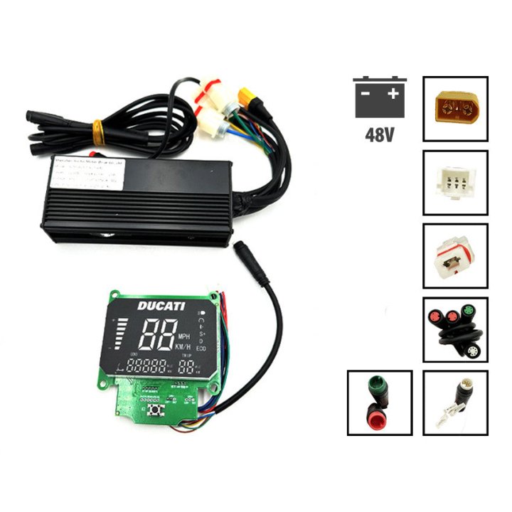Kit display et controleur Ducati 48V Scrambler E-Cross prise XT90