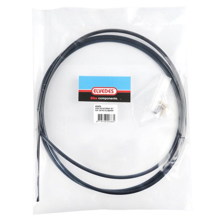 Kit Durite De Remplacement Elvedes Pour Frein Hydraulique Tektro - Trp Noir Diam 5 mm L 2000 mm