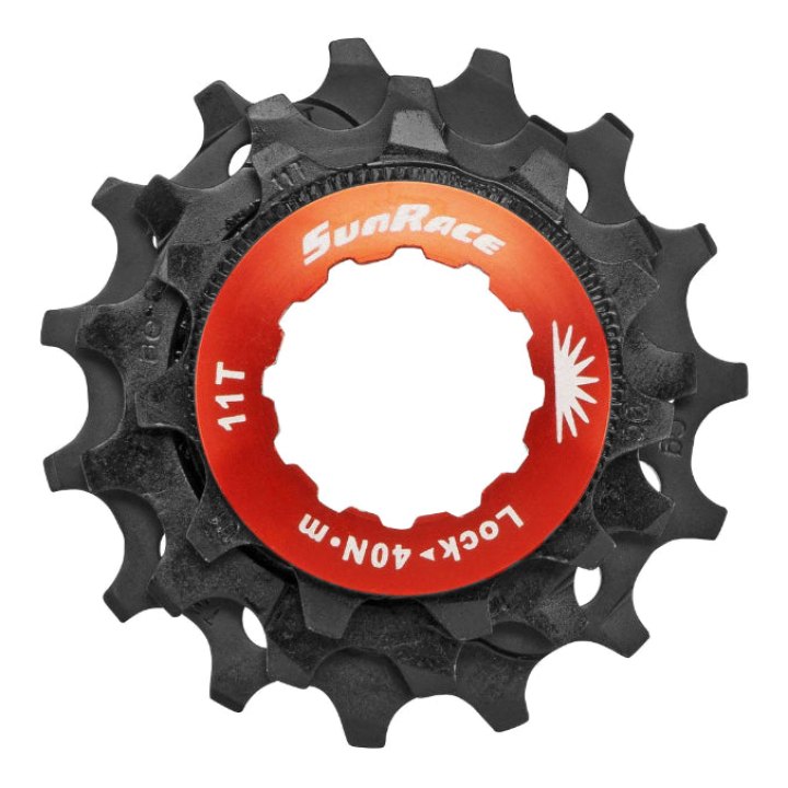 Kit 3 Pignons Sunrace Pour Cassette 11V. 11-13-15 Noir Avec Econtre Écrou Blocage