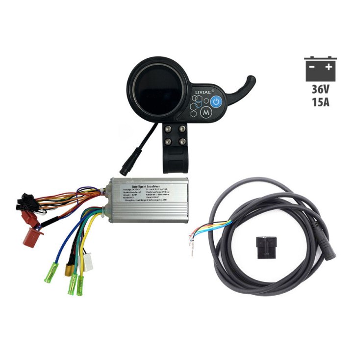 Kit controleur display câble Liviae 36V 15A