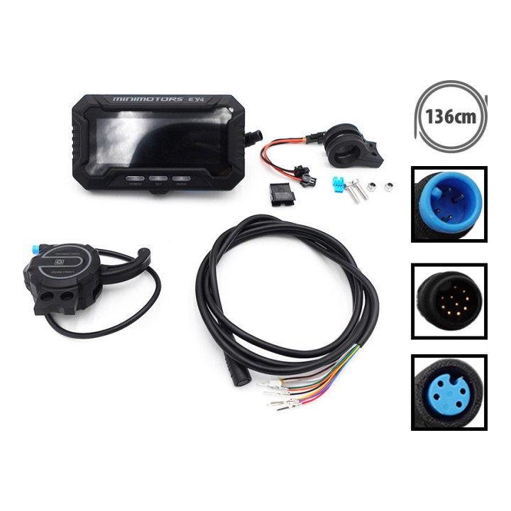 Kit display et accelerateur Ey 4 Dualtron connecteur etanche