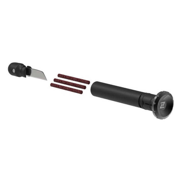Kit Réparation Zefal Z Bar Tubeless Intégré Dans Le Cintre Pour VTT (Avec Meche Et Outil Aiguille + Couteau)