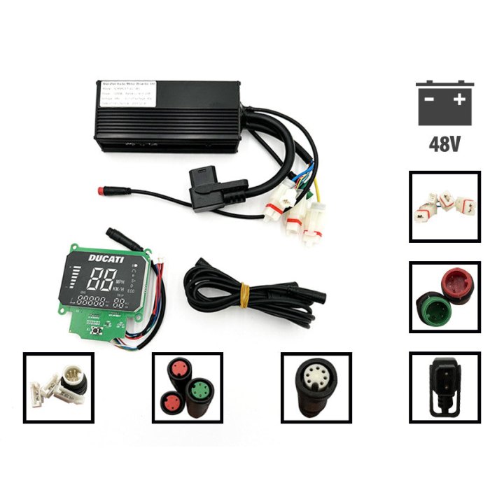 Kit display et controleur Ducati 48V Scrambler E-Cross prise C18