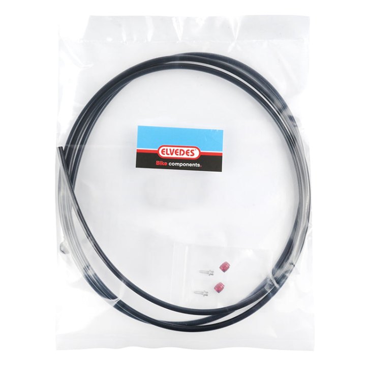 Kit Durite De Remplacement Elvedes Pour Frein Hydraulique Sram Noir 2000 mm (Inclus Banjo)