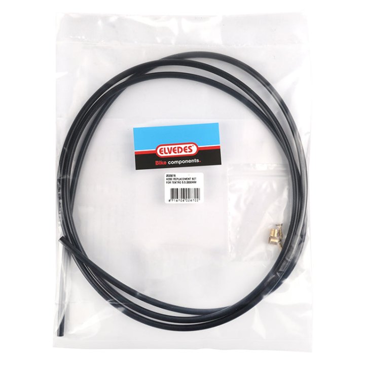 Kit Durite De Remplacement Elvedes Pour Frein Hydraulique Tektro 5.5 Noir 2000 mm