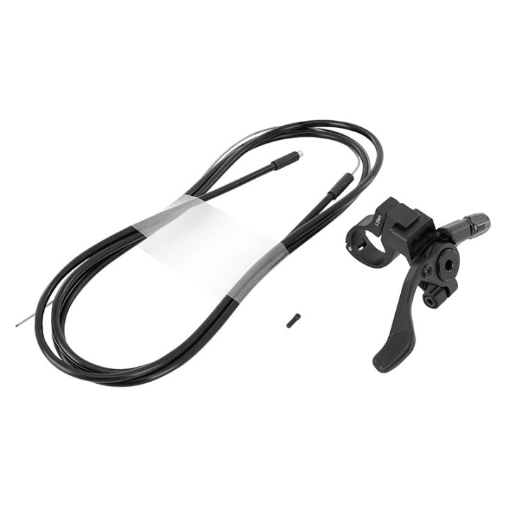 Levier Pour Tige De Selle Télescopique Controltech Alu Noir Fixation Cintre VTT (Livre Sans Câble)