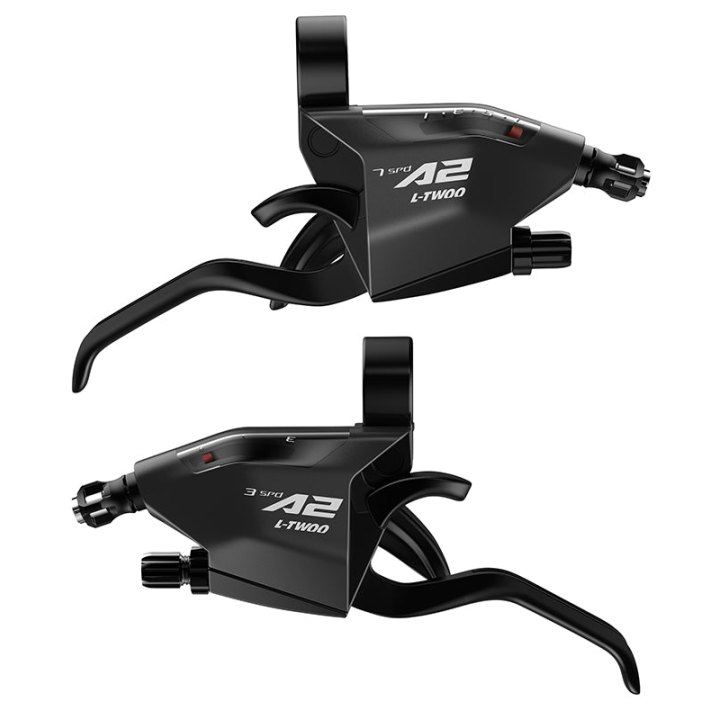 Levier-Manette VTT Patin Ltwoo 3 X 7V. Noir V-Brake Compatible Shimano (Paire)