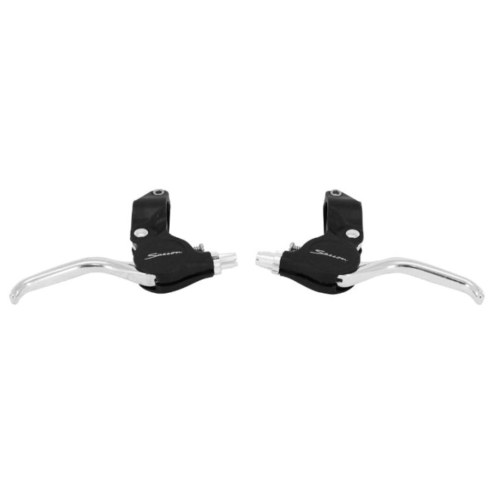 Levier De Frein VTT Enfant V-Brake Newton Alu-Résine Noir Anti-Pincement (En Sachet)