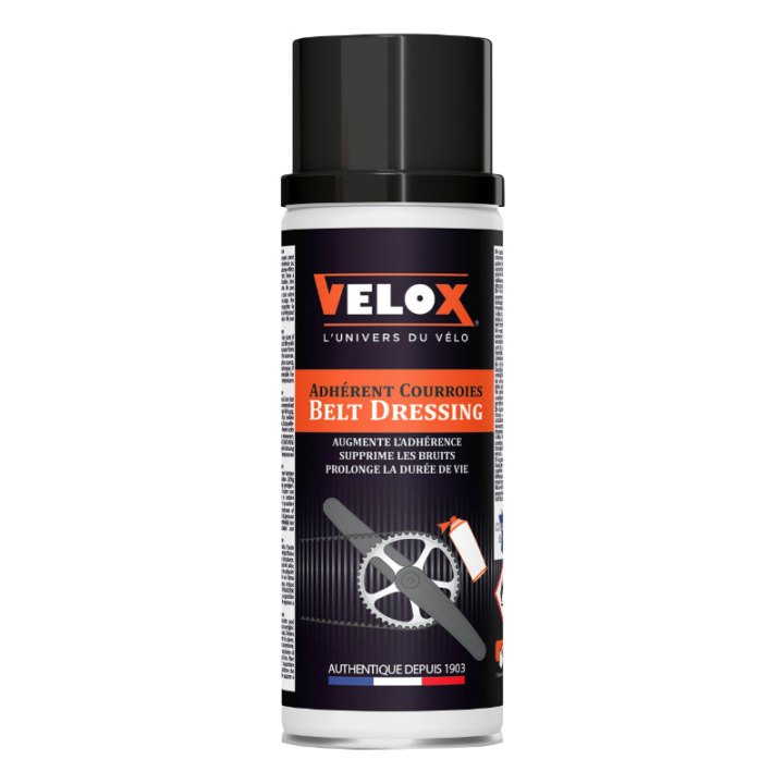 Lubrifiant Vélo Courroie Velox Adherent Courroie VAE (Aerosol 200Ml)