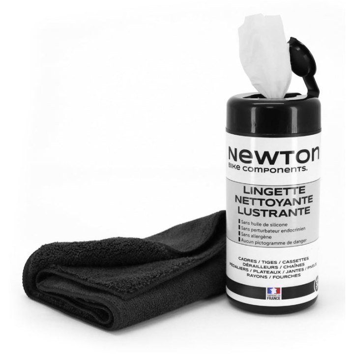 Lingettes Multifonction Newton Vélo (Pot De 32 Lingettes) - Livree Avec Chiffon Microfibre