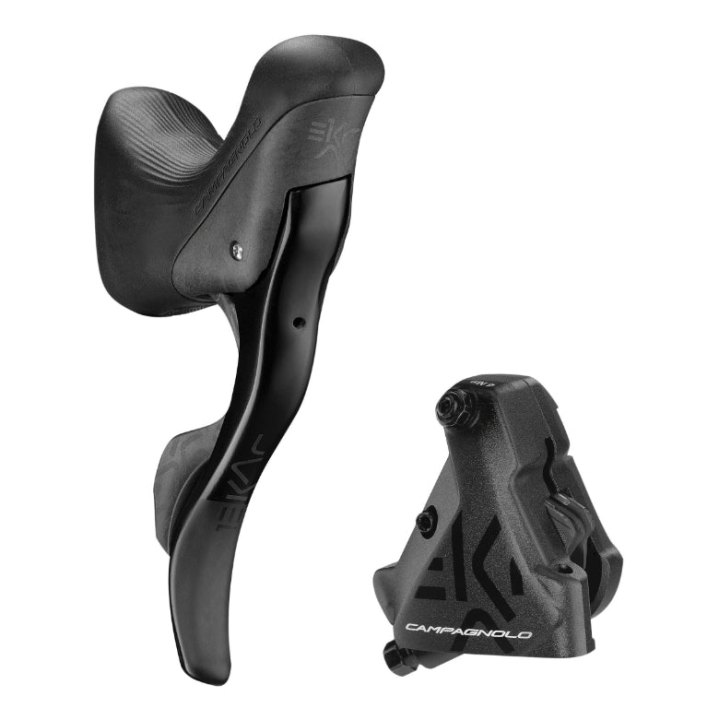 Levier-Manette Route Disque Campagnolo Droit -Arrière 13V. Ekar Noir Avec Étrier Pour 140 mm Modele 2021