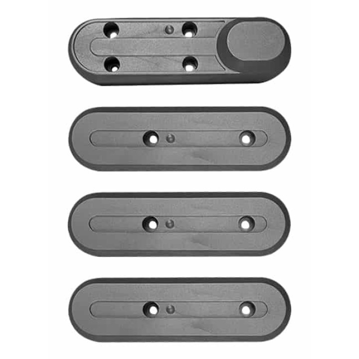 Lot de 4 caches vis roues Xiaomi M365 & M365 Pro - couleur noir
