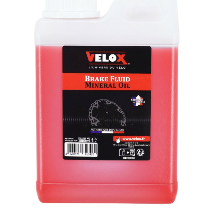 Liquide De Frein - Huile Vélo Velox Mineral Rose (1L)