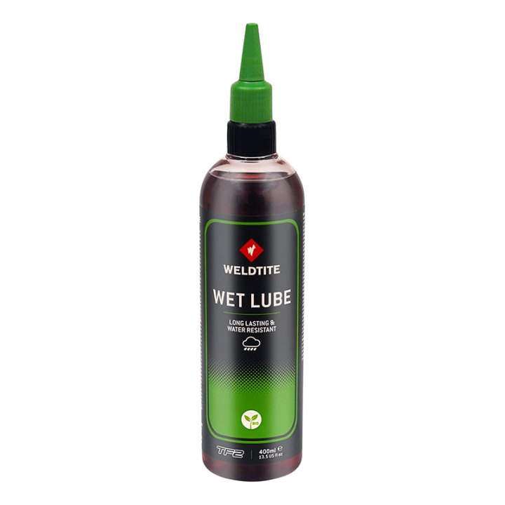 Lubrifiant Vélo Chaîne Weldtite Tf2 Wet Lube Conditions Humides (400Ml)