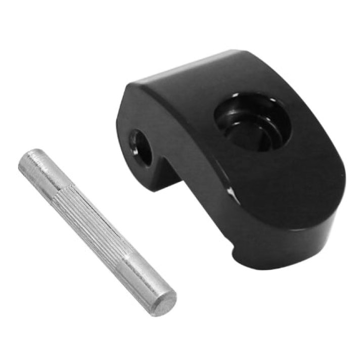 Loquet-Blocage Charniere De Verrouillage Renforcé Pour Trottinette Xiaomi M365, 1S, Essential, Pro, Pro 2 Acier Noir (Avec Goupille) (Vendu A L'Unite)