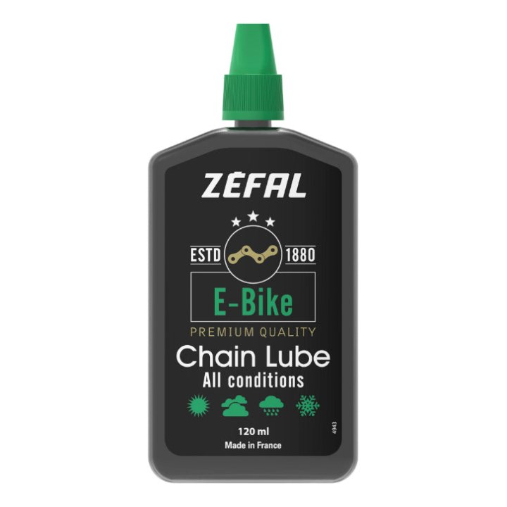 Lubrifiant Vélo Chaîne Zefal E-Bike Chain Lube Toutes Conditions (Burette 120Ml)