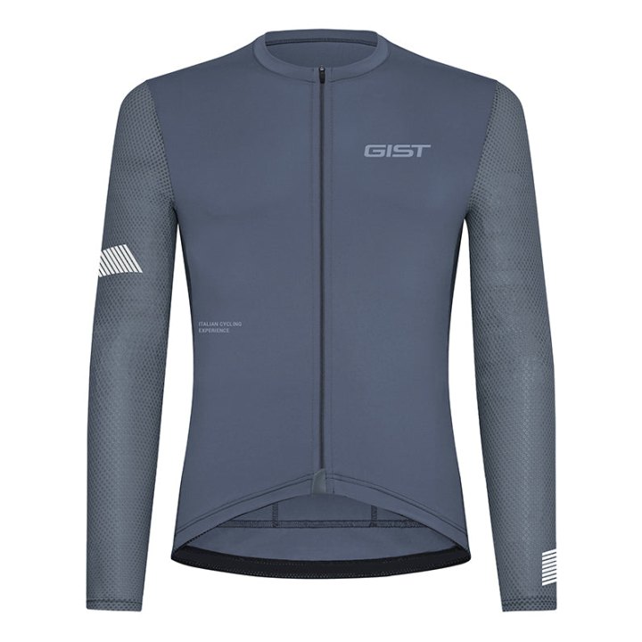 Maillot Gist Été Ray Anti-Uv Bleu Acier Manches Longues M