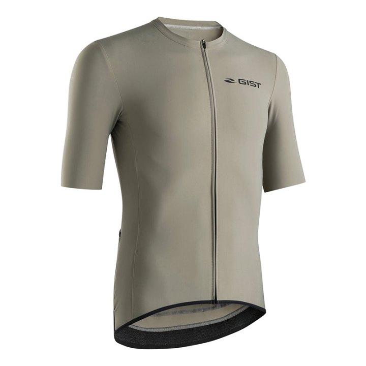 Maillot Gist Été Supremo Manches Courtes Zip Total Titane L