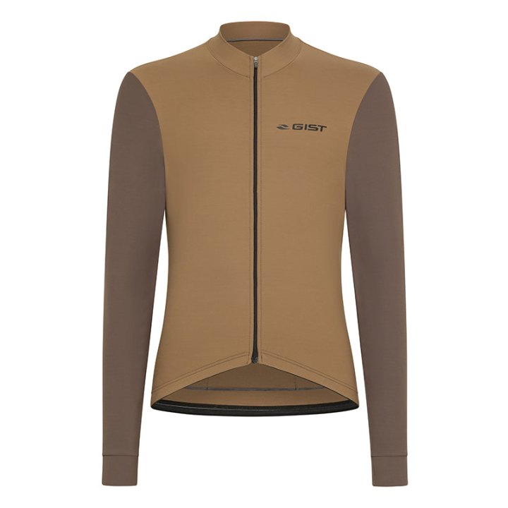 Maillot Gist Hiver Zero Terre Marron Manches Longues L