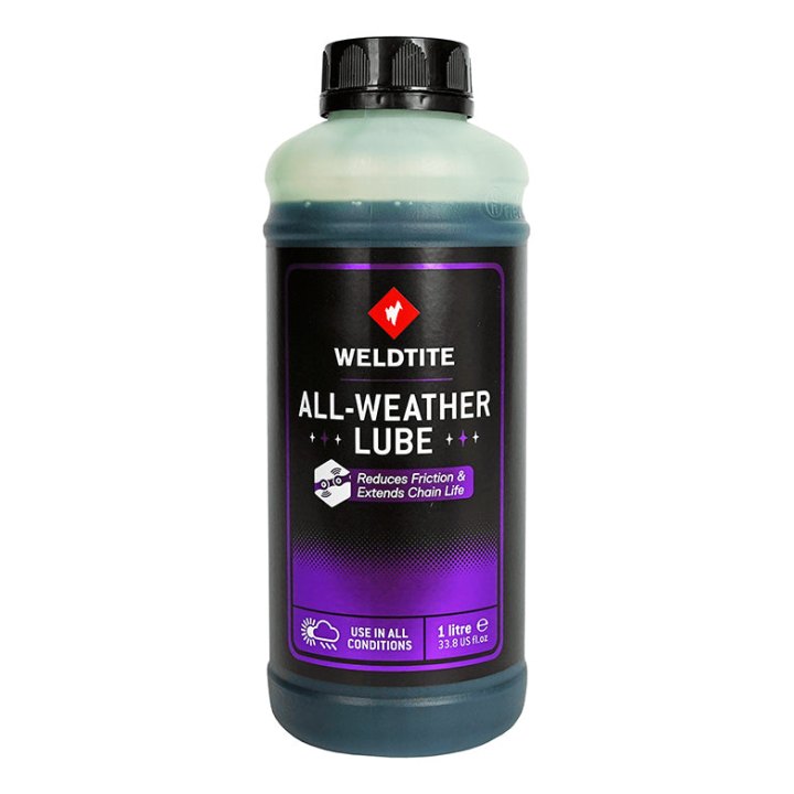 Lubrifiant Vélo Chaîne Weldtite All Weather Toutes Conditions (1L)