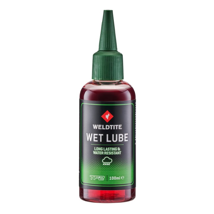 Lubrifiant Vélo Chaîne Weldtite Tf2 Wet Lube Conditions Humides (100Ml)