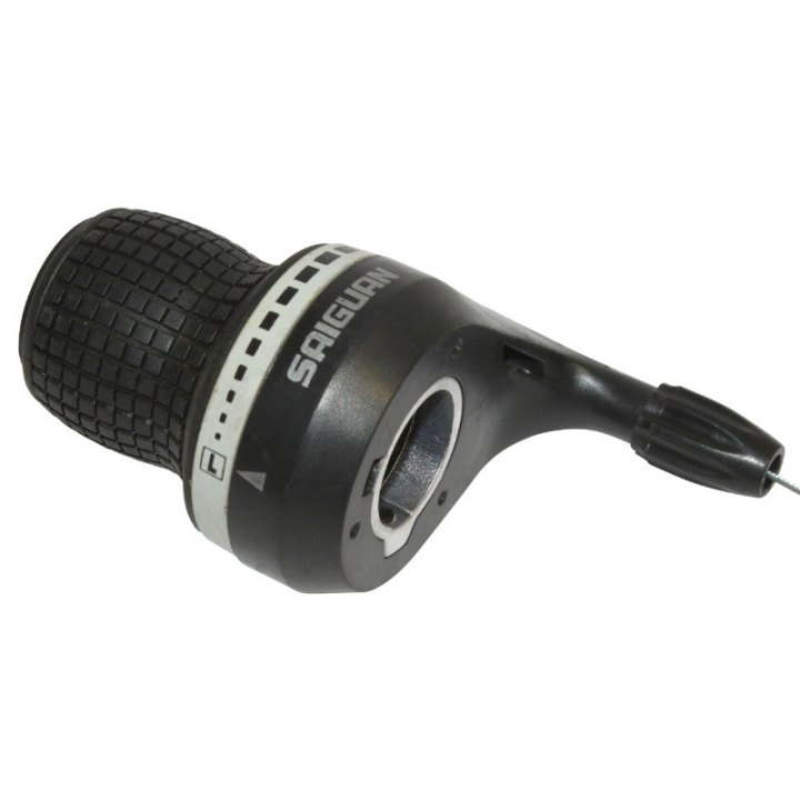 Manette VTT P2R Gauche Gripshift Friction 3V. - Poignée Tournante
