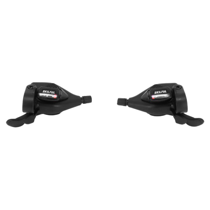Manette VTT P2R Indexe Rapid Push-Pull 3 X 8V. (Paire) Compatible Shimano