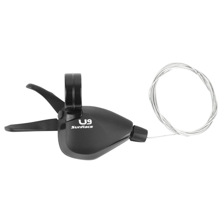 Manette VTT Sunrace Droite Dual Lever Dlu961N Push-Pull U-Series 9V. - Compatible Shimano Cues, Linkglide