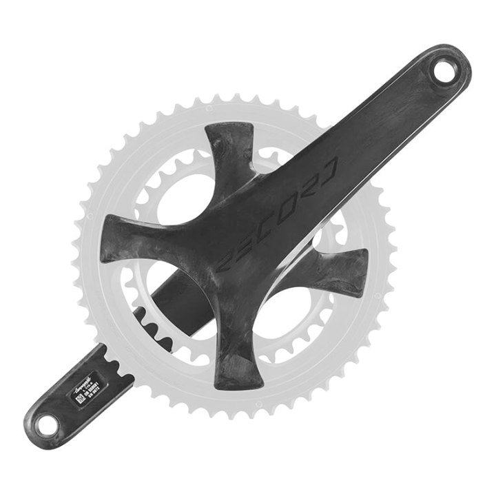 Manivelle Droite + Gauche Route Campagnolo 13V. Record Carbone-Titane Noir 170 mm