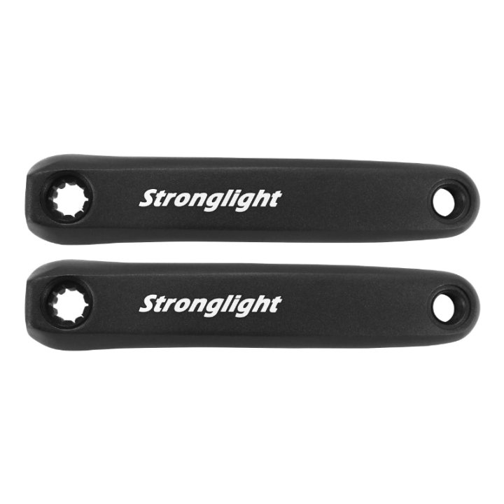Manivelle Droite + Gauche Stronglight Magan3B 170 mm Noir Pour Moteur Central Pour Bosch Mini Isis 3Ème Generation (Deport 10 mm) (Diam Cannelures 18 mm)