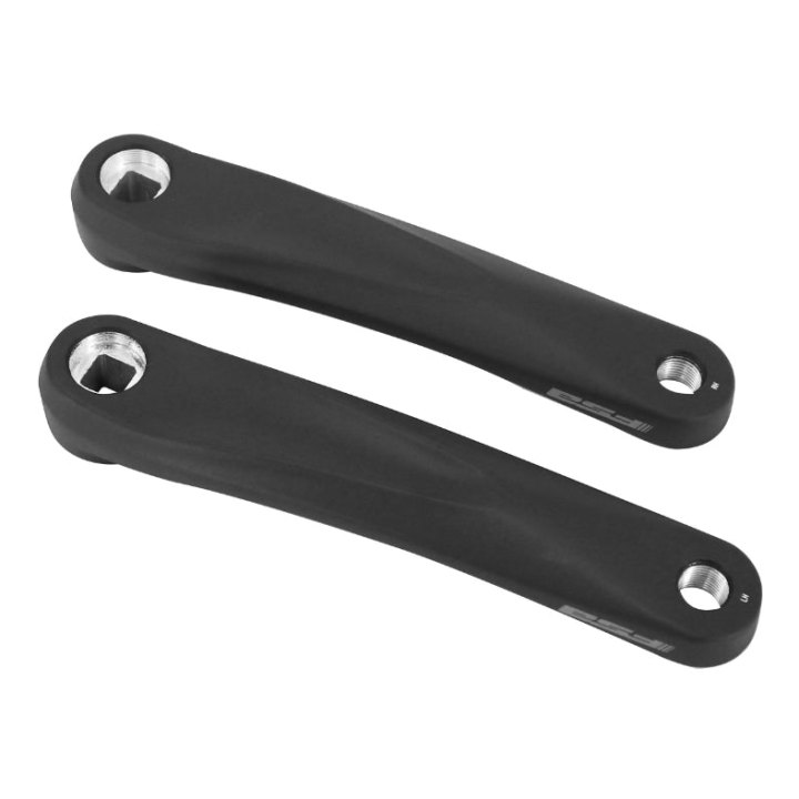 Manivelle Droite + Gauche VAE - E-Bike Fsa 175 mm Noir Jis Pour Moteur Yamaha Pw (Paire)