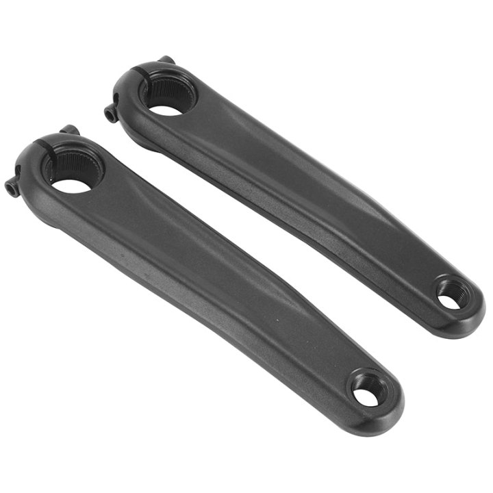 Manivelle Droite + Gauche VAE - E-Bike Prowheel Longueur 170 mm Alu Noir Sml Pour Moteur Shimano (Paire)