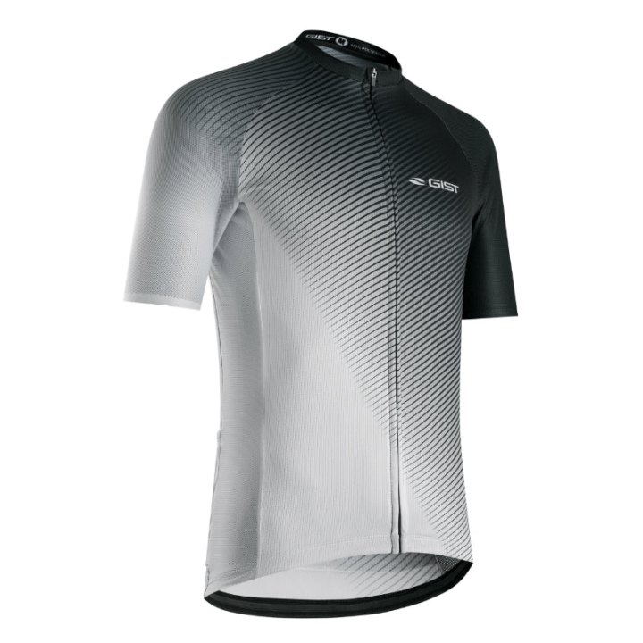 Maillot Gist Été Flow Manches Courtes Zip Total Blanc XXL