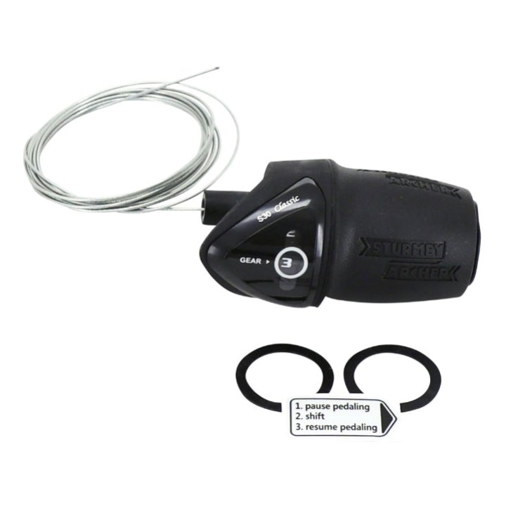 Manette City Sturmey Archer 3V. Tournante Tss33