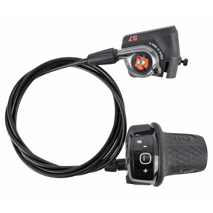 Manette City Sturmey Archer Twist Shifter Click S7 7V. Tournante Compatible Sram Tsss7